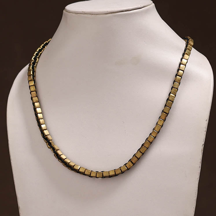 Tribal Odisha Dokra Threadwork Handmade Long Necklace 18