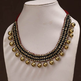 Tribal Odisha Dokra Threadwork Handmade Choker Necklace 22