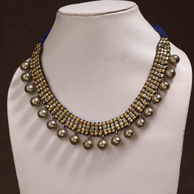 Tribal Odisha Dokra Threadwork Handmade Choker Necklace 23