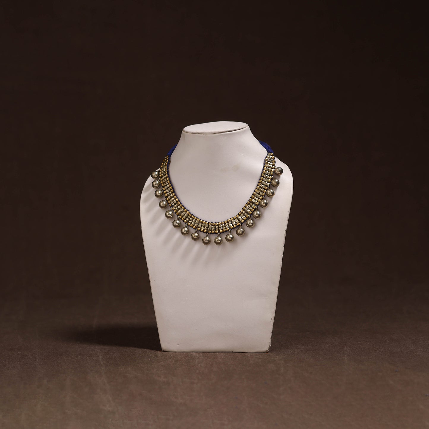 Tribal Odisha Dokra Threadwork Handmade Choker Necklace 23