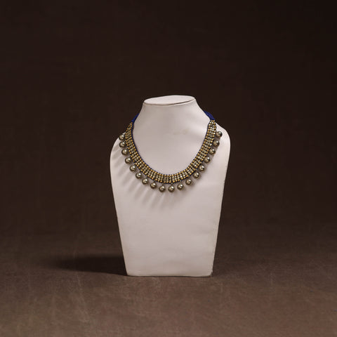 Tribal Odisha Dokra Threadwork Handmade Choker Necklace 23