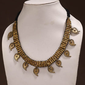 Tribal Odisha Dokra Threadwork Handmade Choker Necklace 24