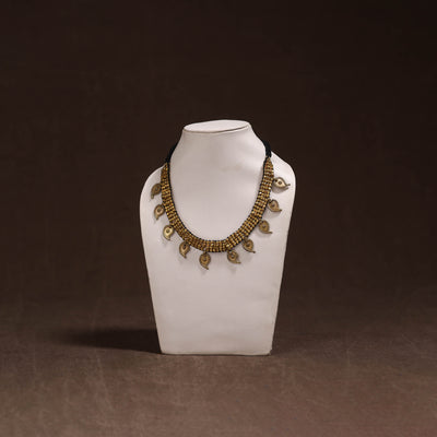 Tribal Odisha Dokra Threadwork Handmade Choker Necklace 24