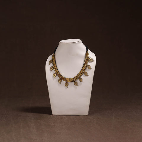 Tribal Odisha Dokra Threadwork Handmade Choker Necklace 24
