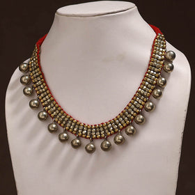 Tribal Odisha Dokra Threadwork Handmade Choker Necklace 26