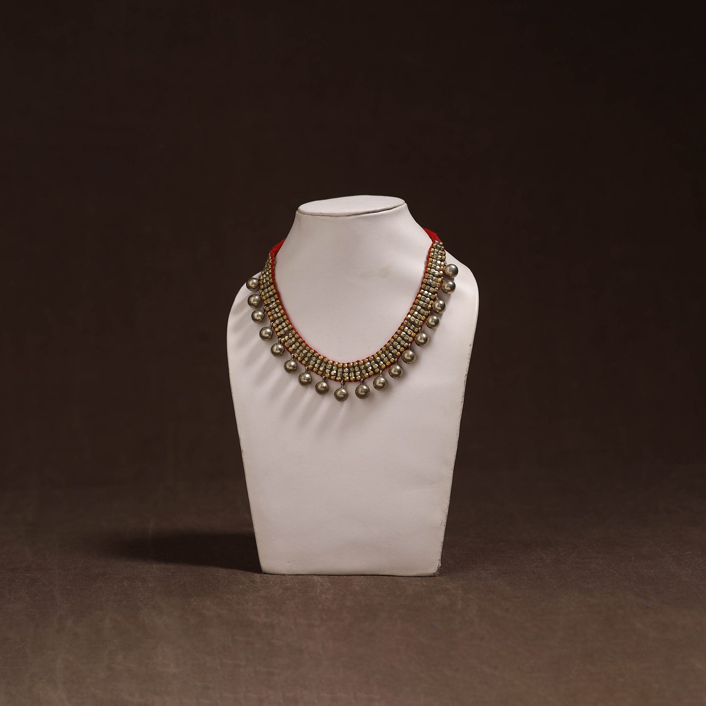 Tribal Odisha Dokra Threadwork Handmade Choker Necklace 26