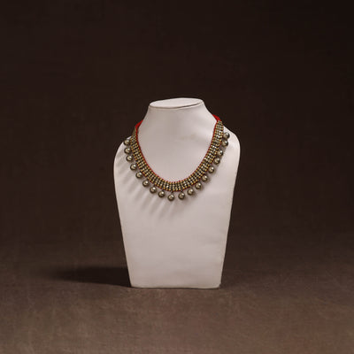 Tribal Odisha Dokra Threadwork Handmade Choker Necklace 26