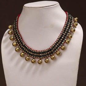 Tribal Odisha Dokra Threadwork Handmade Choker Necklace 28
