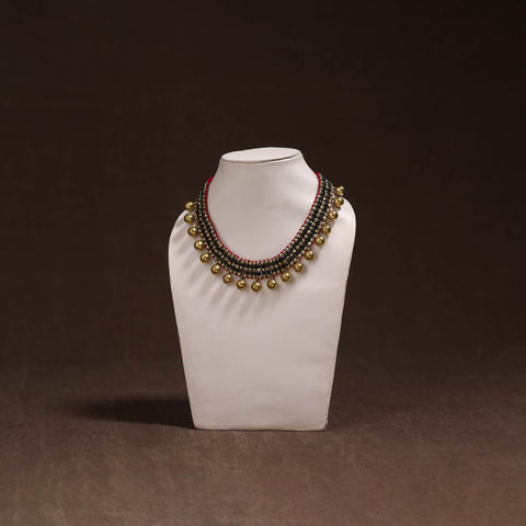 Tribal Odisha Dokra Threadwork Handmade Choker Necklace 28