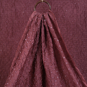 Kutch Bandhani Tie-Dye Chanderi Silk Fabric 09