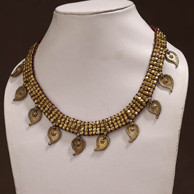 Tribal Odisha Dokra Threadwork Handmade Choker Necklace 31
