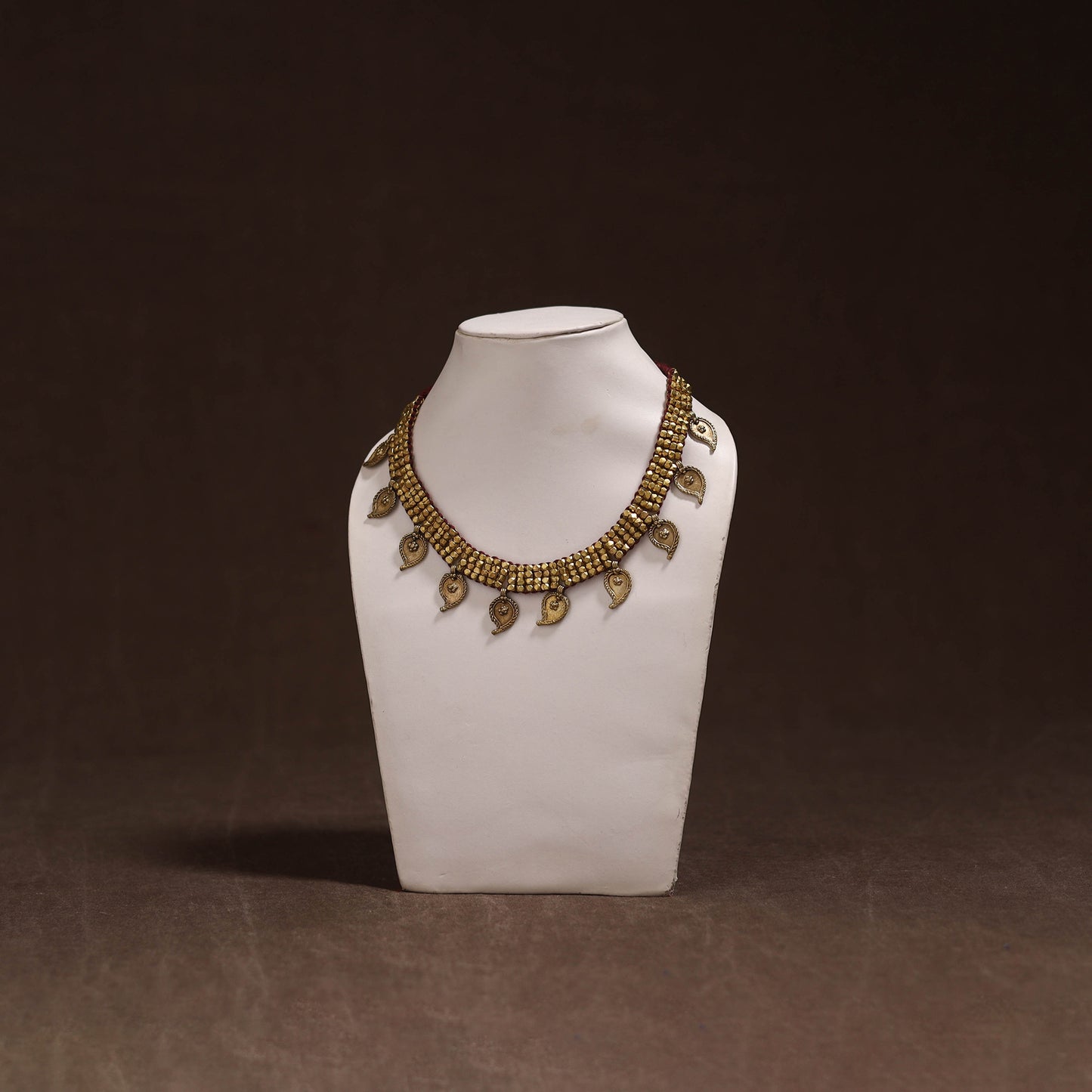 Tribal Odisha Dokra Threadwork Handmade Choker Necklace 31
