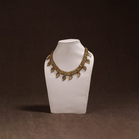 Tribal Odisha Dokra Threadwork Handmade Choker Necklace 31