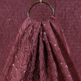 Kutch Bandhani Tie-Dye Chanderi Silk Fabric 09