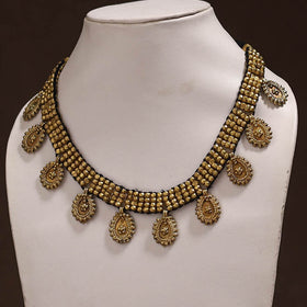 Tribal Odisha Dokra Threadwork Handmade Choker Necklace 32