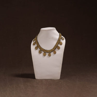 Tribal Odisha Dokra Threadwork Handmade Choker Necklace 32