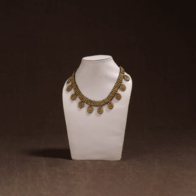 Tribal Odisha Dokra Threadwork Handmade Choker Necklace 32