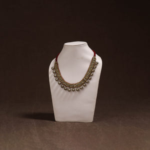 Tribal Odisha Dokra Threadwork Handmade Choker Necklace 34