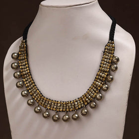 Tribal Odisha Dokra Threadwork Handmade Choker Necklace 35