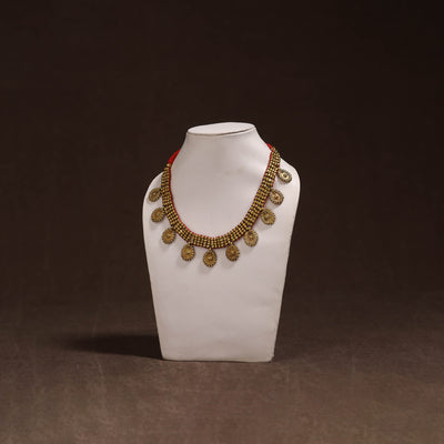 Tribal Odisha Dokra Threadwork Handmade Choker Necklace 37