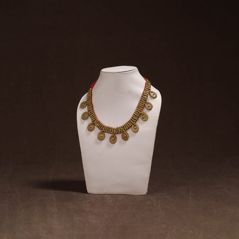 Tribal Odisha Dokra Threadwork Handmade Choker Necklace 37