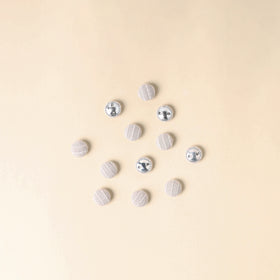  Pink Handmade Fabric Button Small at iTokri