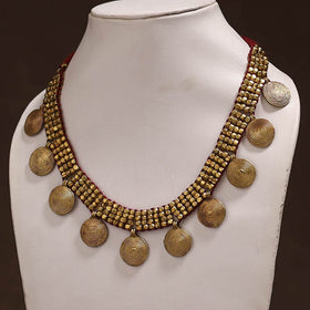 Tribal Odisha Dokra Threadwork Handmade Choker Necklace 40