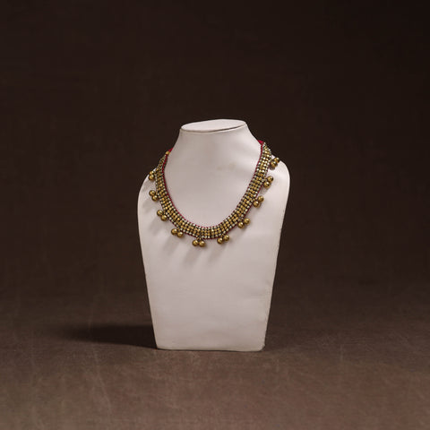 Tribal Odisha Dokra Threadwork Handmade Choker Necklace 41
