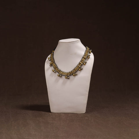 Tribal Odisha Dokra Threadwork Handmade Choker Necklace 43