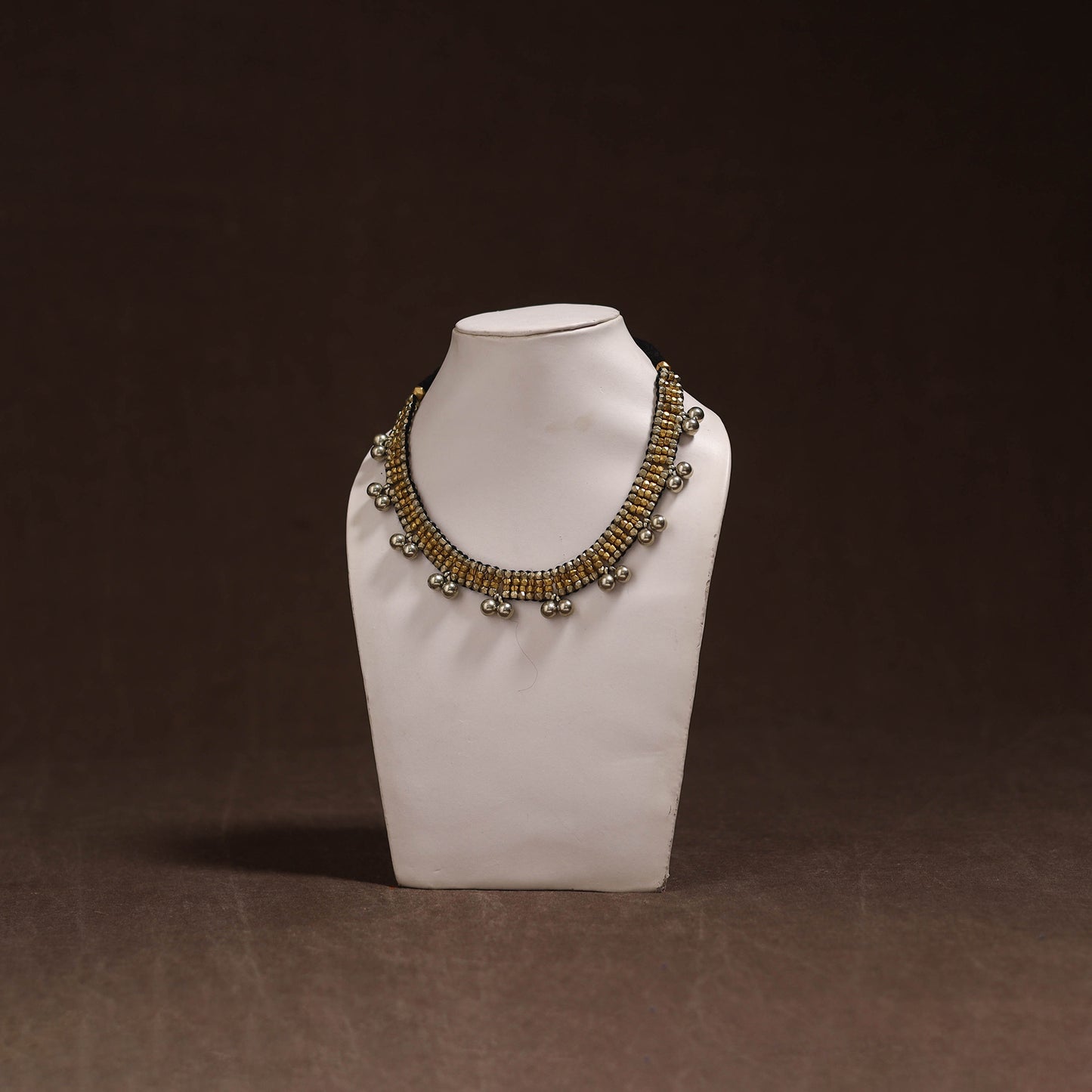 Tribal Odisha Dokra Threadwork Handmade Choker Necklace 44