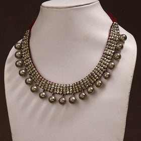 Tribal Odisha Dokra Threadwork Handmade Choker Necklace 45