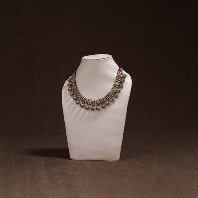 Tribal Odisha Dokra Threadwork Handmade Choker Necklace 45