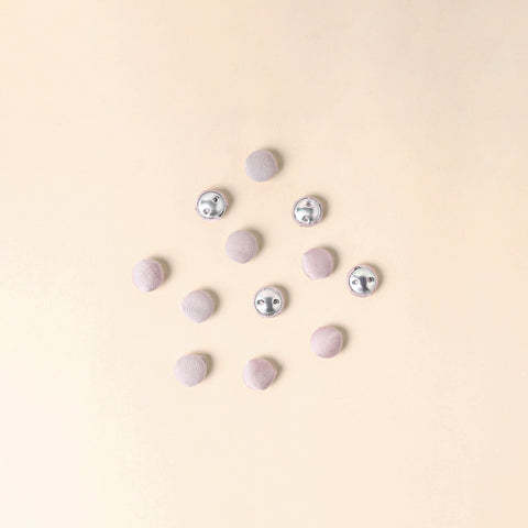  Pink Handmade Fabric Button Small at iTokri