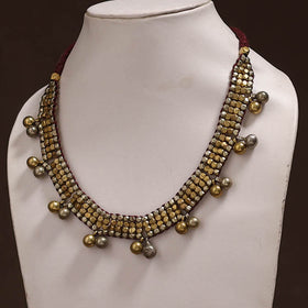 Tribal Odisha Dokra Threadwork Handmade Choker Necklace 47