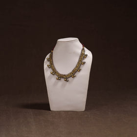 Tribal Odisha Dokra Threadwork Handmade Choker Necklace 47