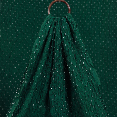 Kutch Bandhani Tie-Dye Chanderi Silk Fabric 22