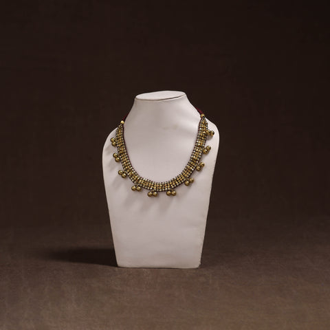 Tribal Odisha Dokra Threadwork Handmade Choker Necklace 49