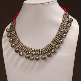 Tribal Odisha Dokra Threadwork Handmade Choker Necklace 51