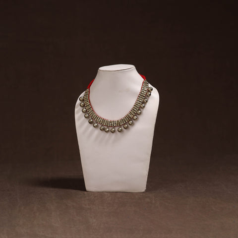 Tribal Odisha Dokra Threadwork Handmade Choker Necklace 51