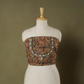 Kalamkari Print Hand Embroidery Cotton Blouse Piece 