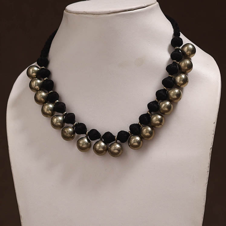 Tribal Odisha Dokra Threadwork Handmade Choker Necklace 57