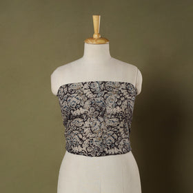 Kalamkari Print Hand Embroidery Cotton Blouse Piece 
