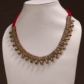 Tribal Odisha Dokra Threadwork Handmade Choker Necklace 61