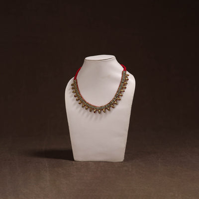 Tribal Odisha Dokra Threadwork Handmade Choker Necklace 61