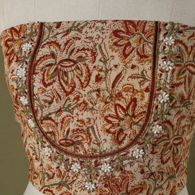 Multicolor - multicolour - kalamkari hand embroidery cotton