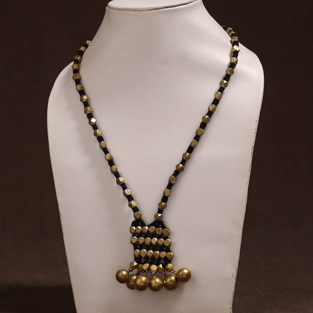 Tribal Odisha Dokra Threadwork Handmade Necklace 68