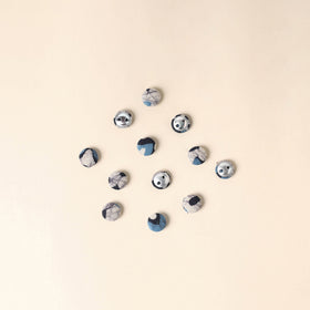  Multicolor Handmade Fabric Button Small at iTokri