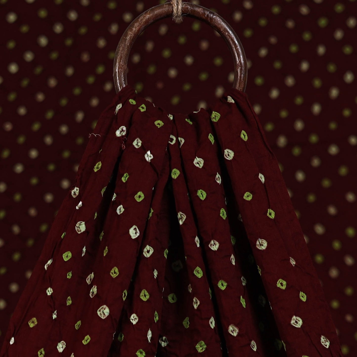Kutch Bandhani Tie-Dye Cotton Fabric 09