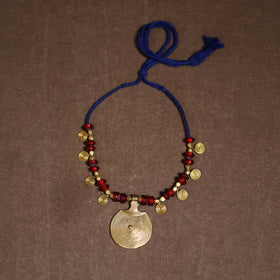 Tribal Odisha Dokra Thread & Bead Work Handmade Pendant Necklace 67