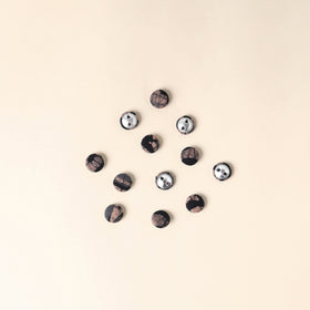  Multicolor Handmade Fabric Button Small at iTokri